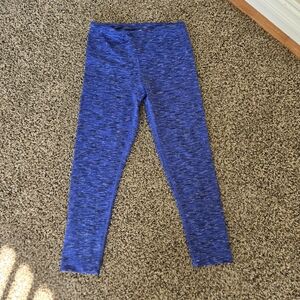 90 Degree By Reflex Heathered Blue Leggings
